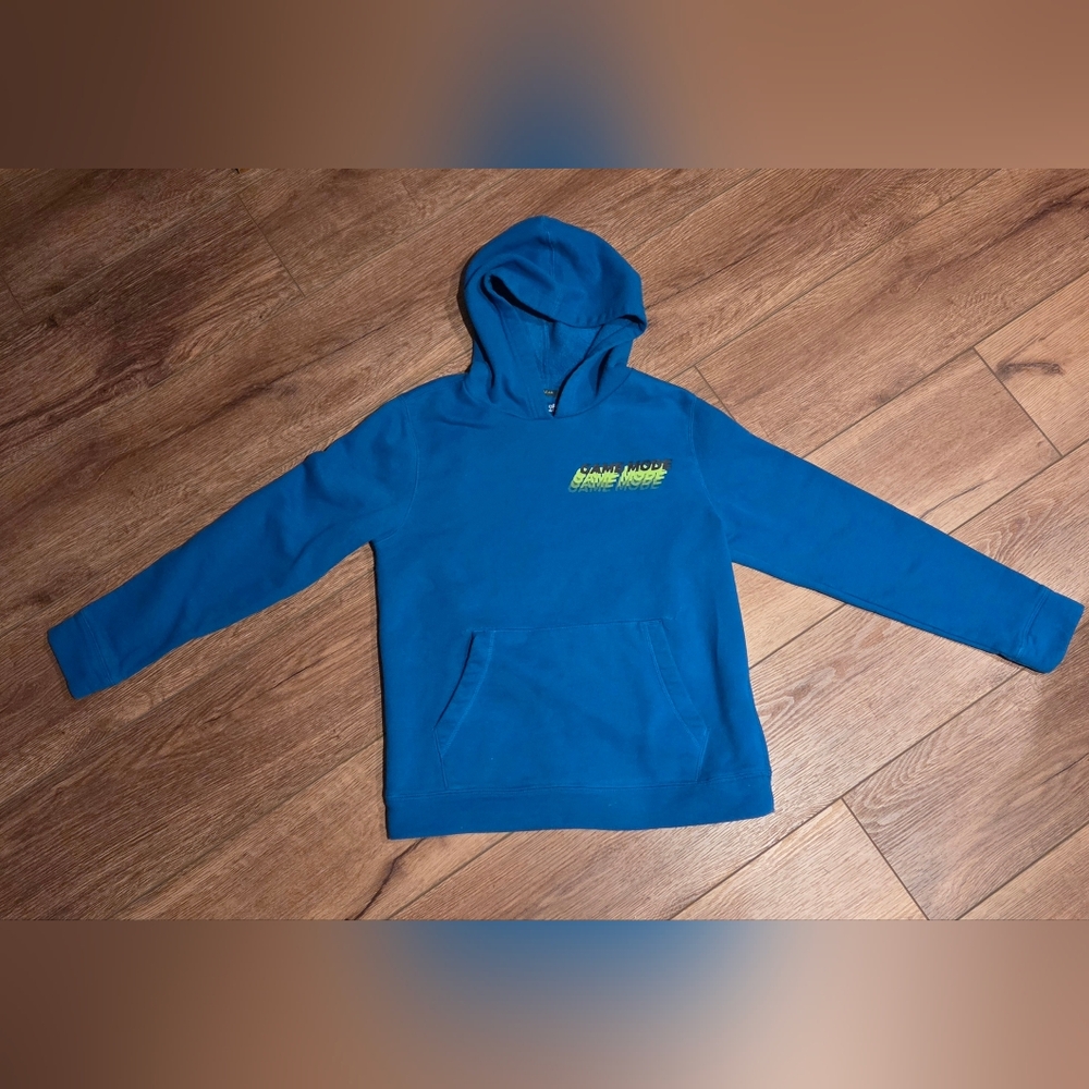 Tek Gear Blue Hoodie with Front Pocket GAME MODE